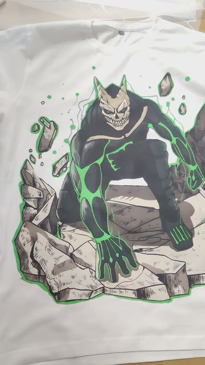 Kaiju No 8 Tshirt Neon Version