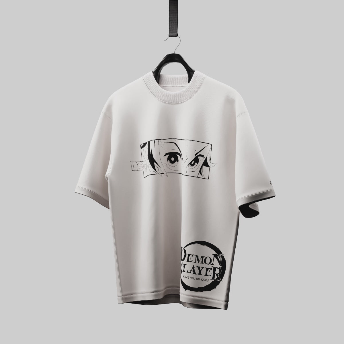 Demon Slayer White Oversized 240 GSM