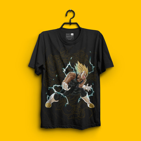 Vegeta Thunder Tshirt