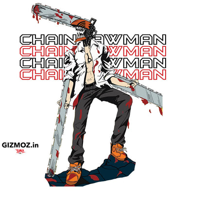 Chainsaw man Regular White Tshirt