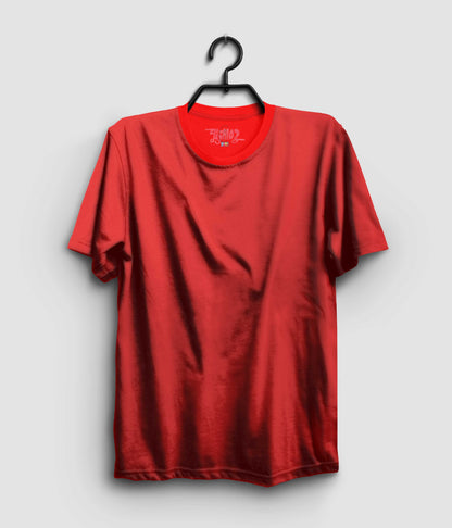 Cherry Red Tshirt 180 GSM