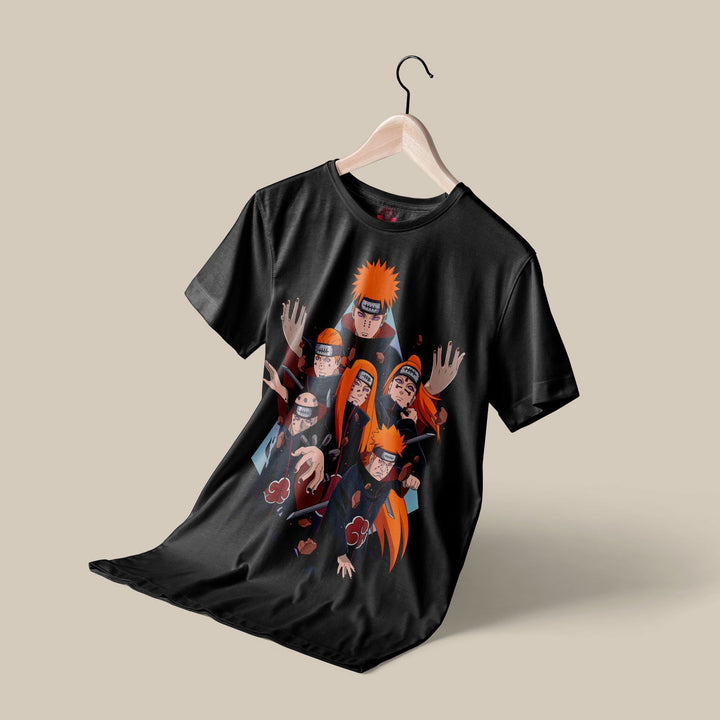 Akatsuki Pain Anime Tshirt Black Edition - Gizmoz.in