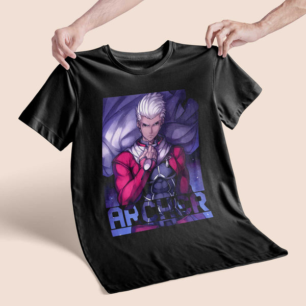 Archer Fate heaven's feel Regular Tshirt Black - Gizmoz.in