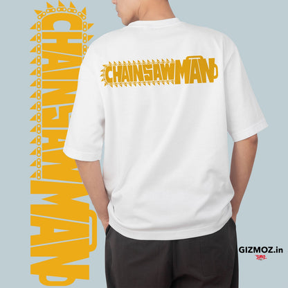 ChainSaw man oversized Tshirt - Gizmoz.in