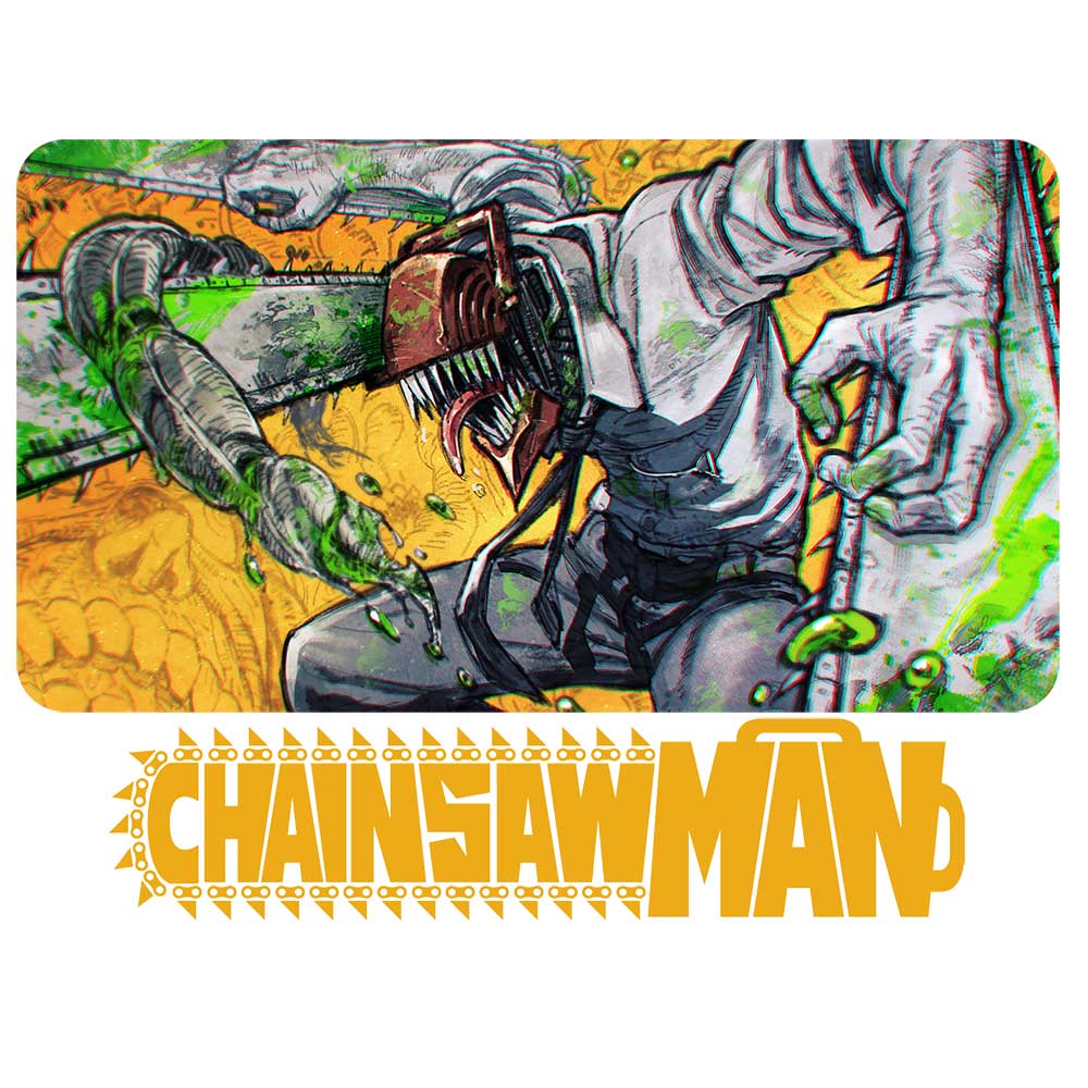 Chainsaw Mesh Regular White Tshirt - Gizmoz.in