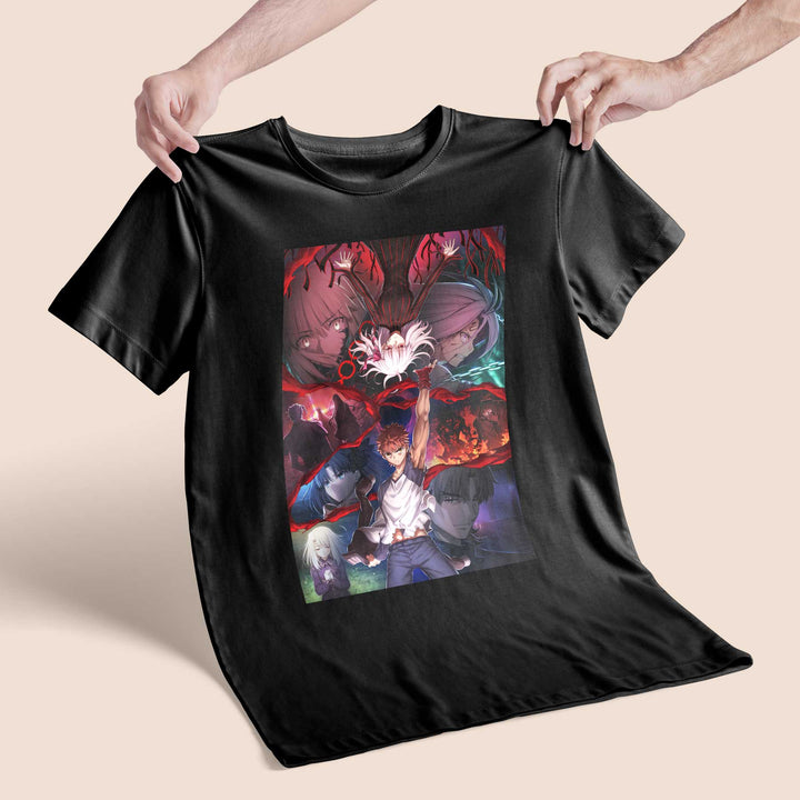 Fate heaven's feel Poster Regular Tshirt Black - Gizmoz.in