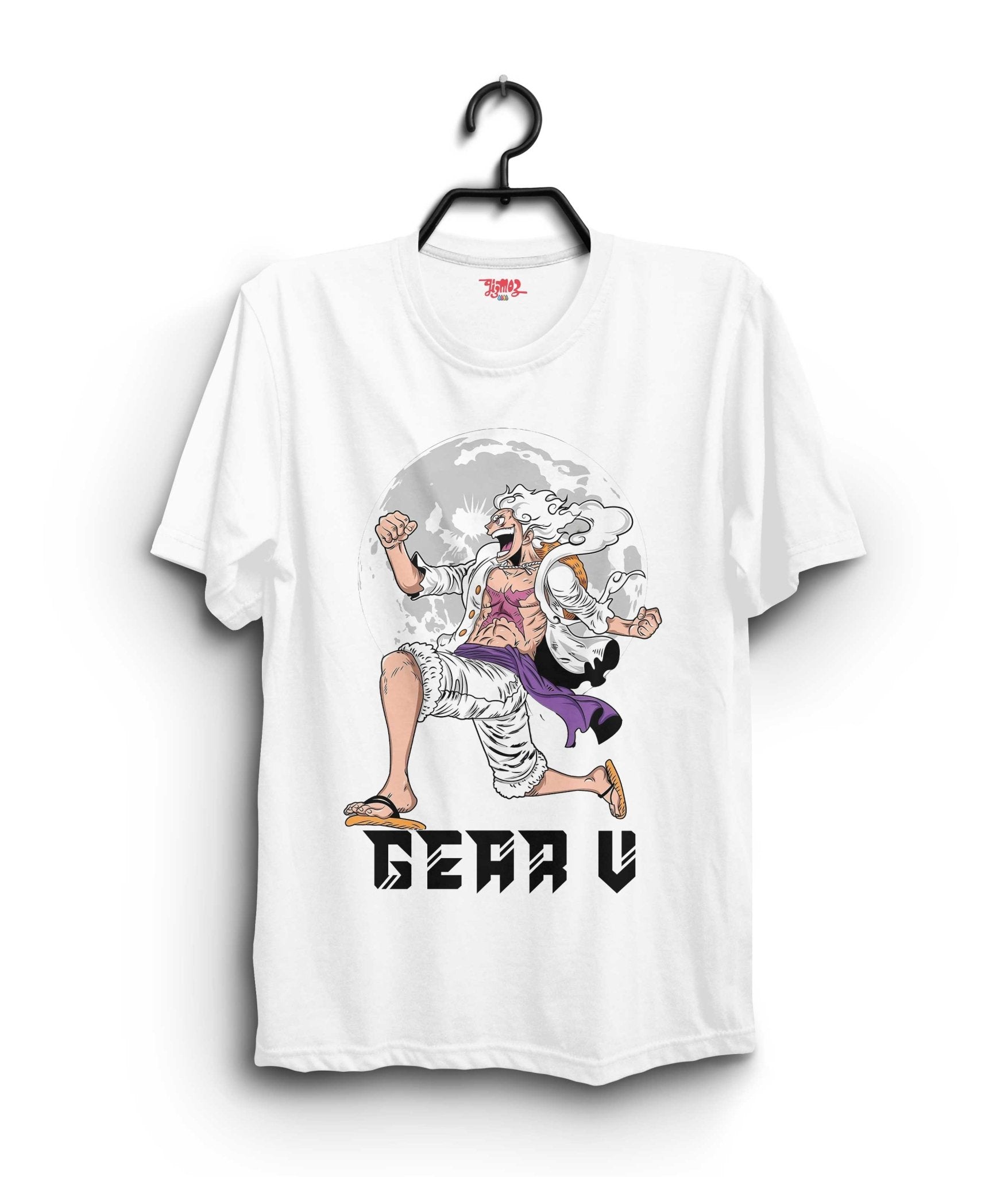 Gear 5 Luffy Anime Tshirt - Gizmoz.in