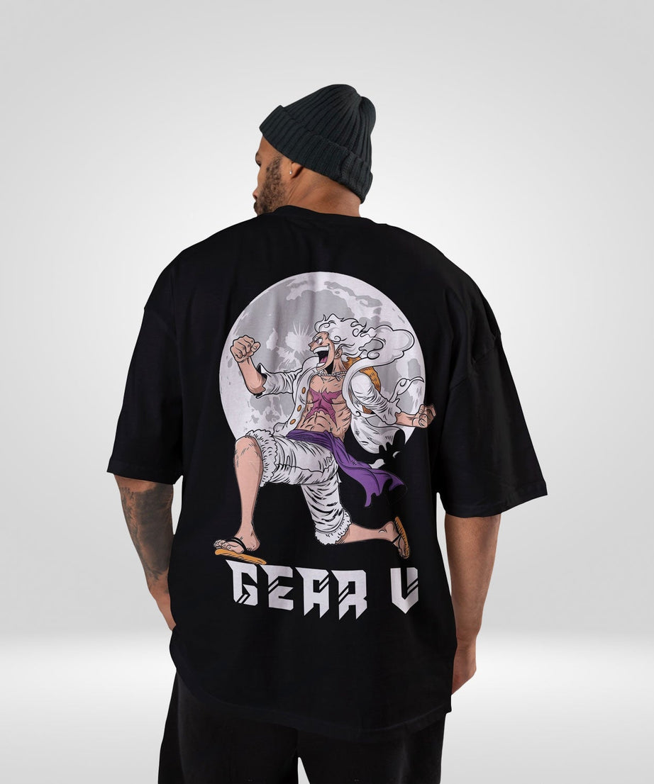 Gear 5 Luffy oversized Tshirt 240GSM Edition - Gizmoz.in
