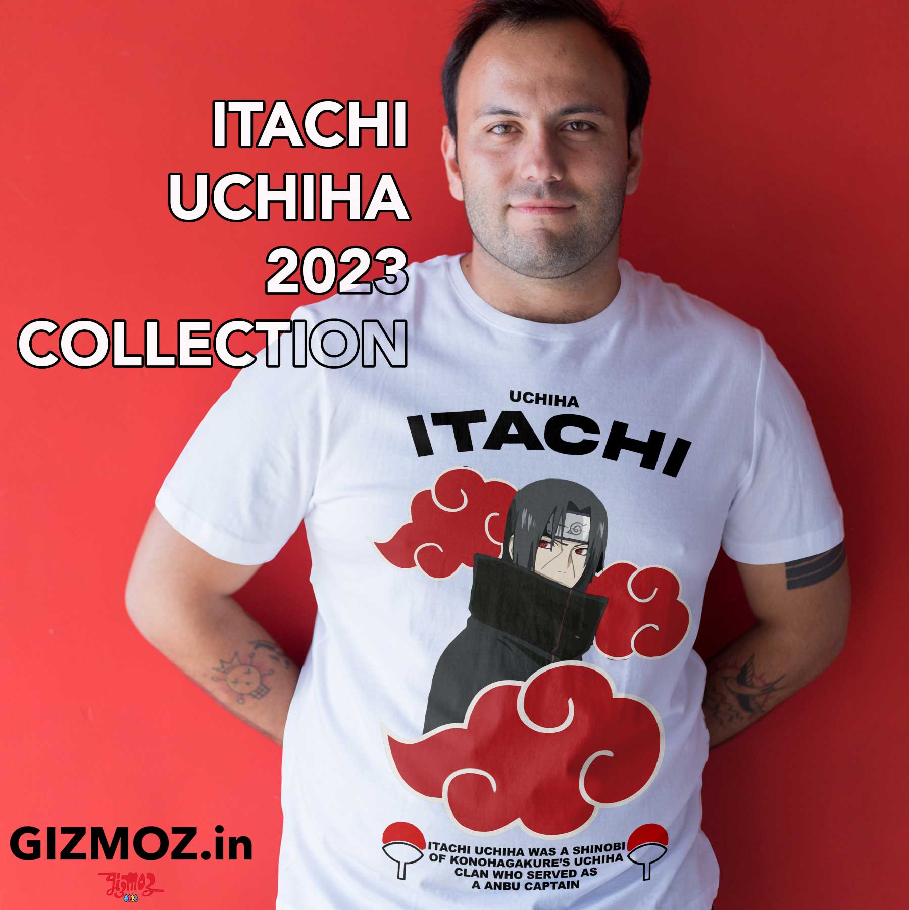 Itachi Uchiha White Tshirt - Naruto - Gizmoz.in