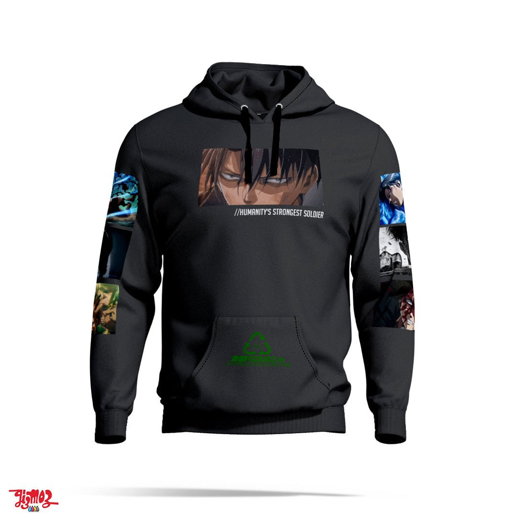 Levi Ackerman Hoodie Premium - Attack on Titan - Gizmoz.in