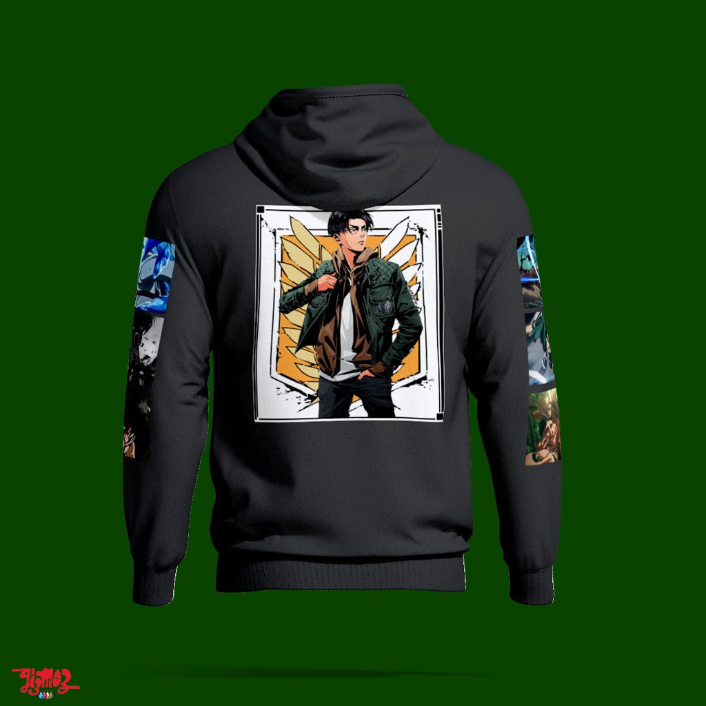 Levi Ackerman Hoodie Premium - Attack on Titan - Gizmoz.in