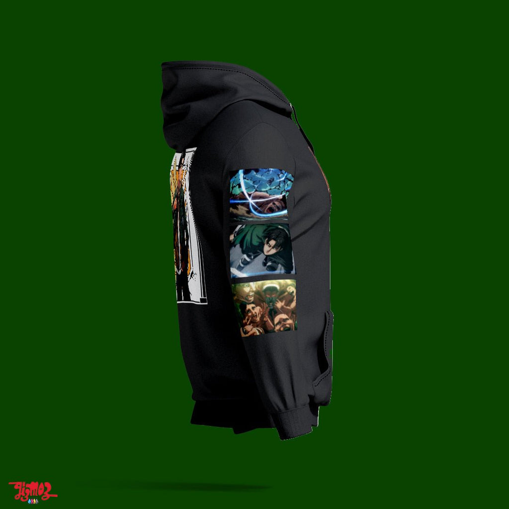 Levi Ackerman Hoodie Premium - Attack on Titan - Gizmoz.in