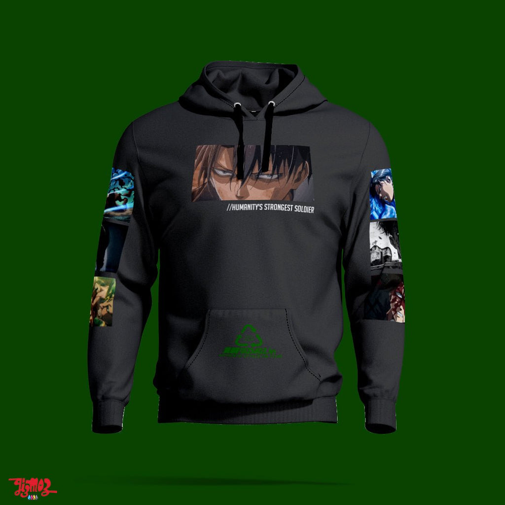 Levi Ackerman Hoodie Premium - Attack on Titan - Gizmoz.in