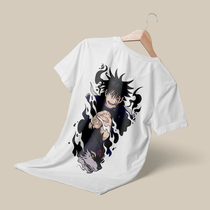 MEGUMI FUSHIGURO Jujutsu Kaisen Anime Oversized Tshirt - Gizmoz.in