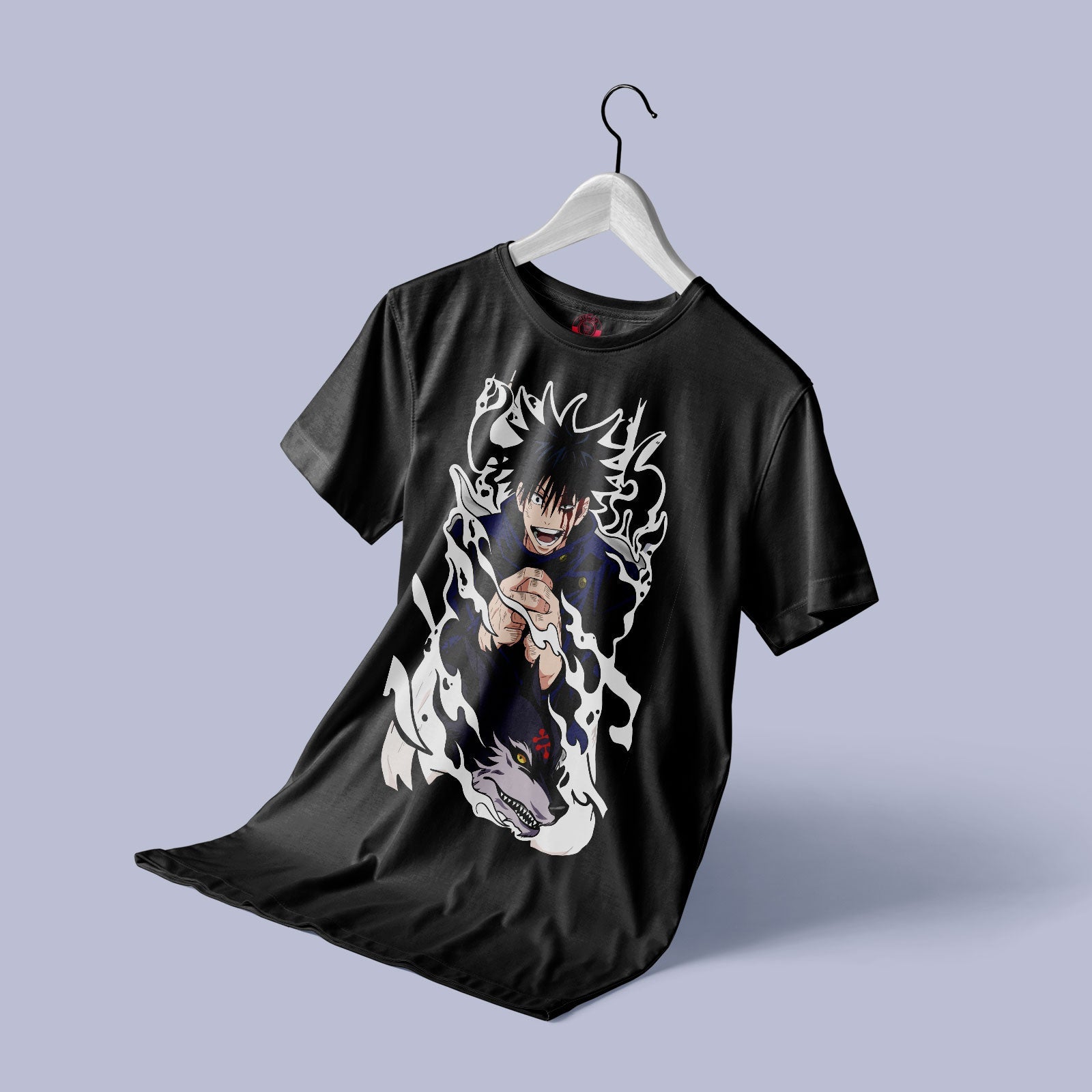 MEGUMI FUSHIGURO Jujutsu Kaisen Anime Tshirt Black - Gizmoz.in