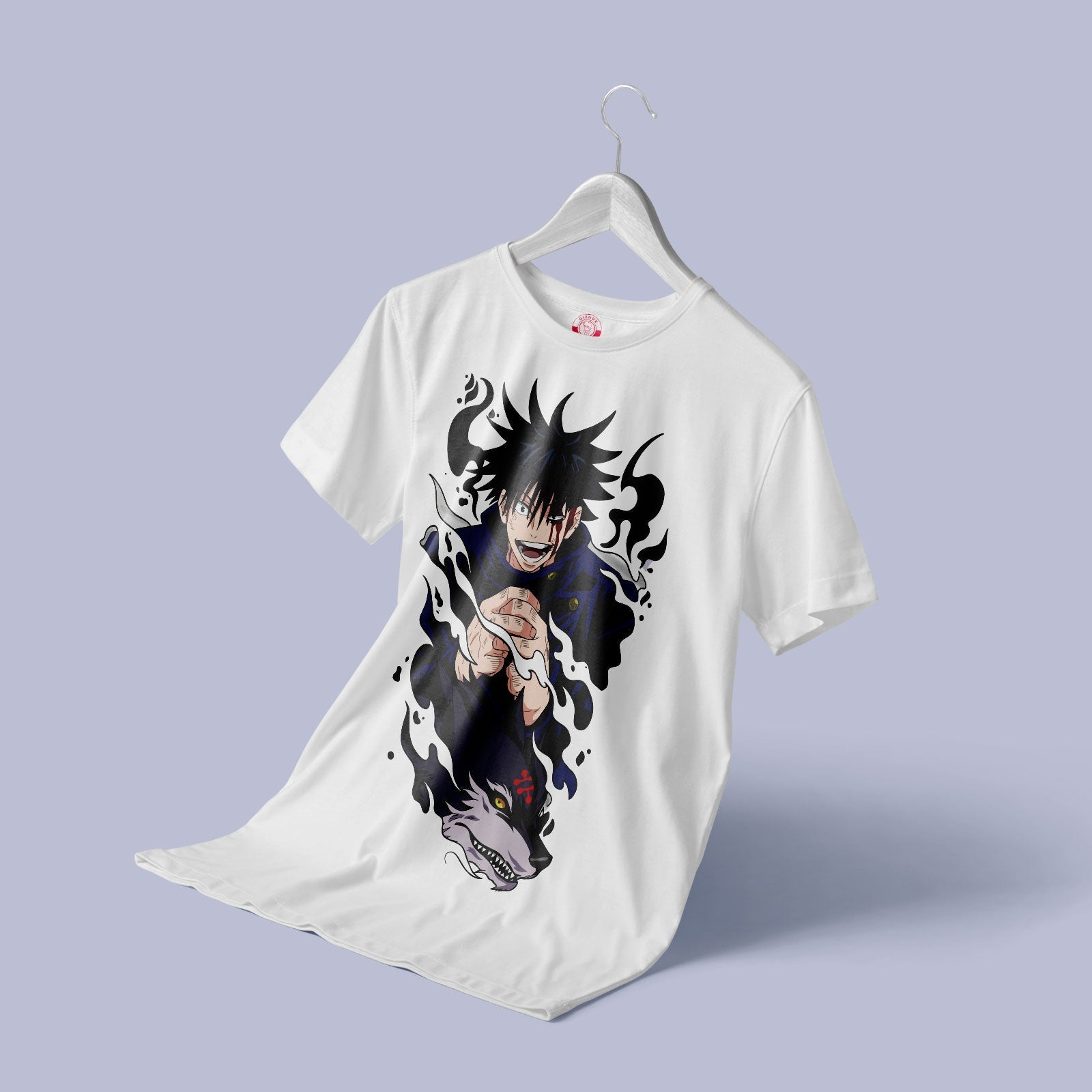 MEGUMI FUSHIGURO Jujutsu Kaisen Anime Tshirt White - Gizmoz.in
