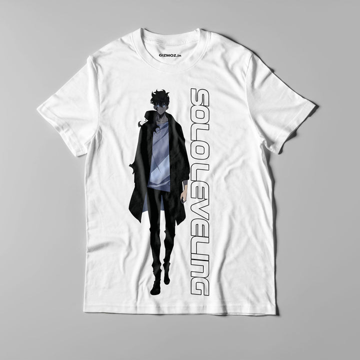 Solo Leveling Tshirt White - Gizmoz.in