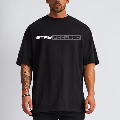 Stay Focused Oversized Tshirt - Gizmoz.in