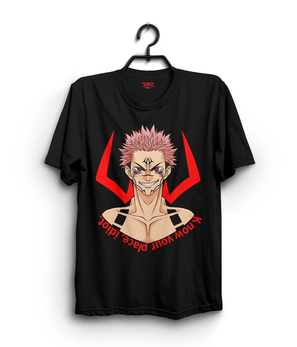 Sukuna Quote Black Tshirt - Jujutsu kaisen - Gizmoz.in