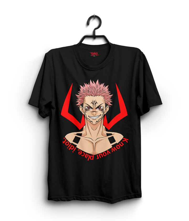 Sukuna Quote Black Tshirt - Jujutsu kaisen - Gizmoz.in