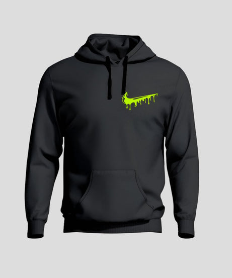 Tick Drip Cotton Hoodie 320 GSM Floroscent - Gizmoz.in