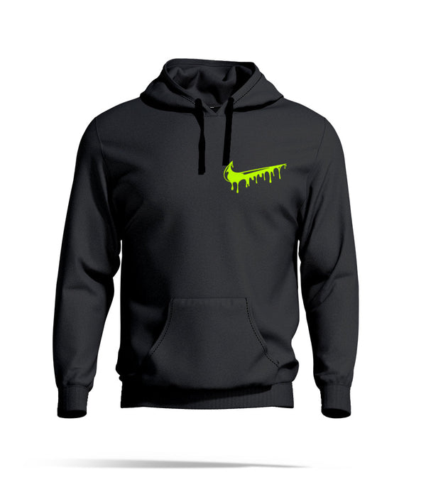 Tick Drip Cotton Hoodie 320 GSM Floroscent - Gizmoz.in