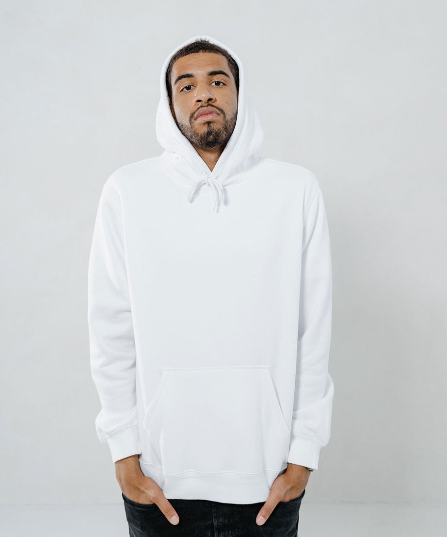 Vanilla White Hoodie 320 GSM - Gizmoz.in