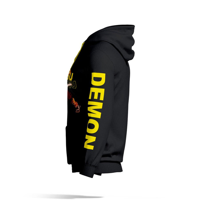 Zenitsu Demon Slayer Black Hoodie - Gizmoz.in