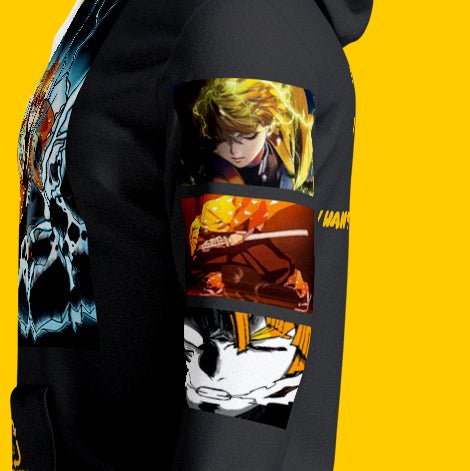 Zenitsu Hoodie - Demon Slayer - Gizmoz.in