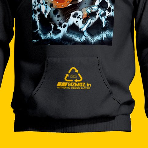 Zenitsu Hoodie - Demon Slayer - Gizmoz.in