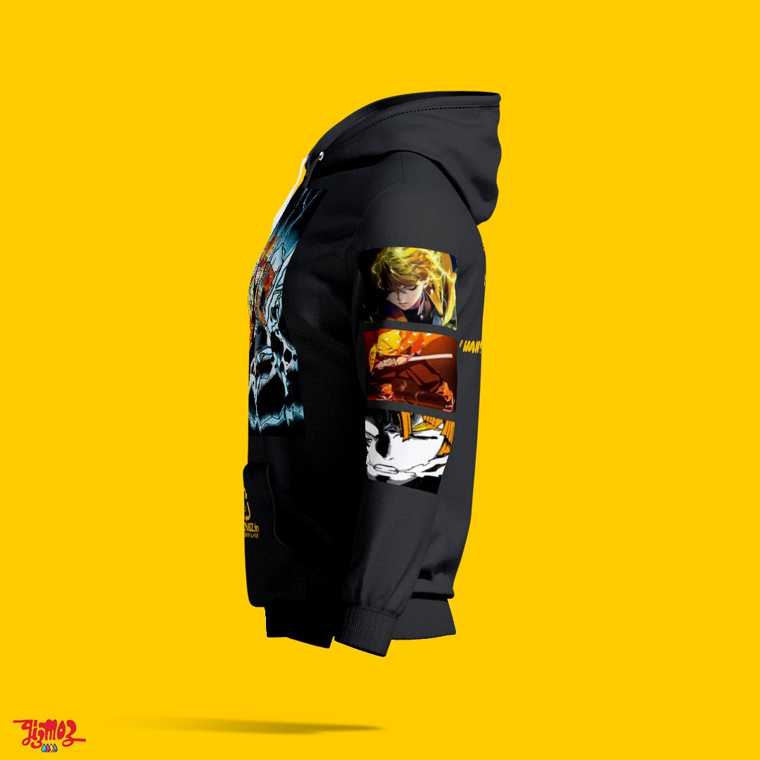 Zenitsu Hoodie - Demon Slayer - Gizmoz.in