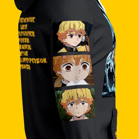 Zenitsu Hoodie - Demon Slayer - Gizmoz.in