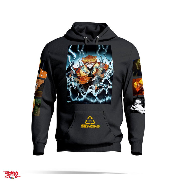 Zenitsu Hoodie - Demon Slayer - Gizmoz.in