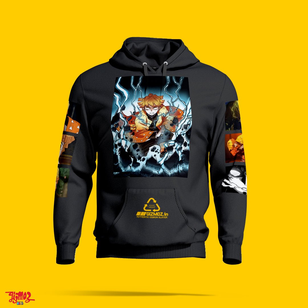 Zenitsu Hoodie - Demon Slayer - Gizmoz.in